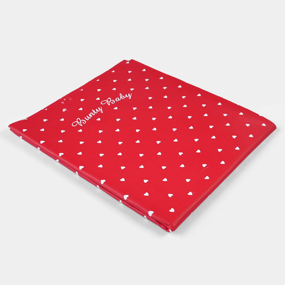 BABY CHANGING SHEET | RED