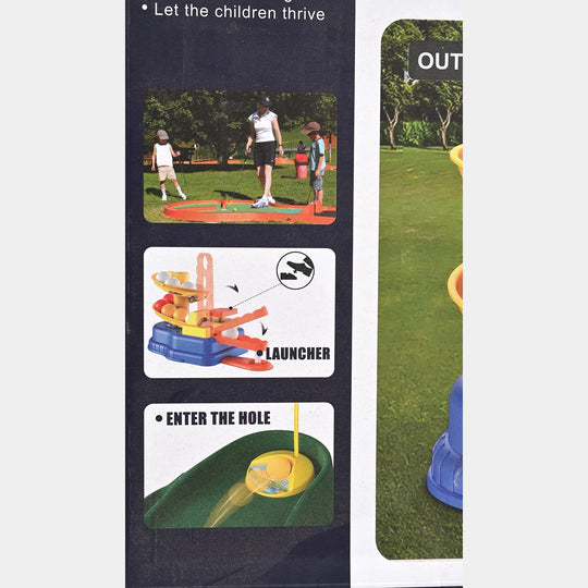 The Golf Club Sports Toy Automatic Pitching & Tee Set