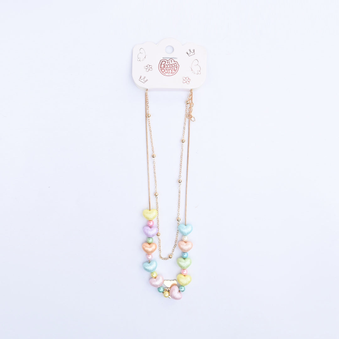 2-in-1 Chain Beads Butterfly Pendant Necklace