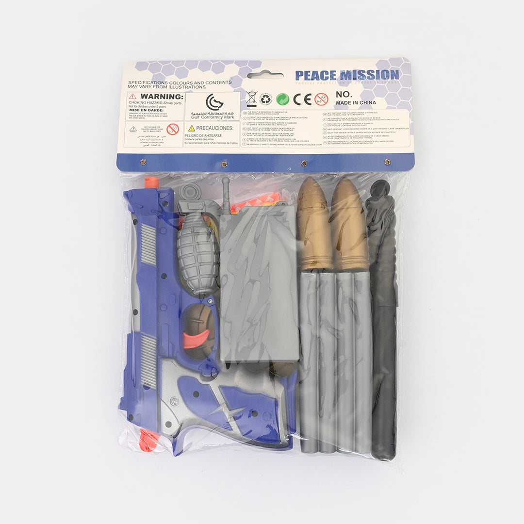 Manual Soft Dart Toy Tactical Play Kit