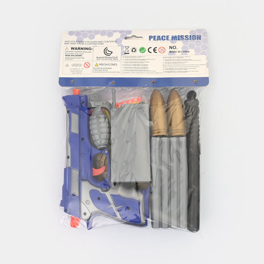 Manual Soft Dart Toy Tactical Play Kit