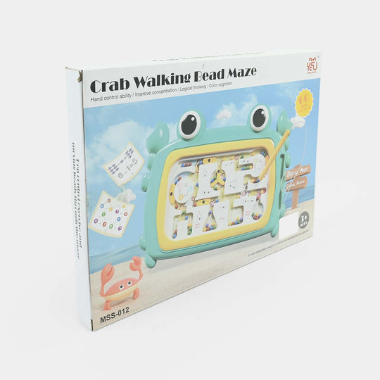 Crab Walking Bead Maze (Magnetic Maze & Color Puzzle)