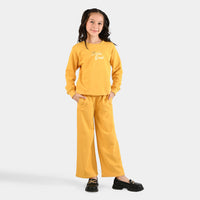 Girls Jersey/Terry 2 Piece Suit (Feeling Good) - Yellow