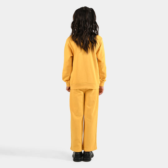 Girls Jersey/Terry 2 Piece Suit (Feeling Good) - Yellow