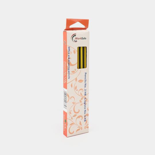 Pencil+ Eraser WorkSafe HB Pencils | Smooth & Reliable