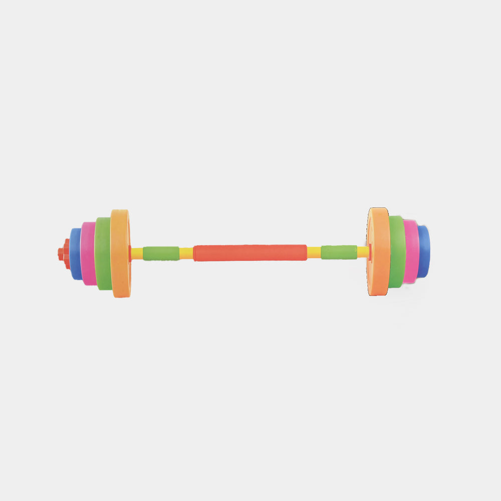 2-in-1 Adjustable Children's Sports Barbell & Dumbbell Set