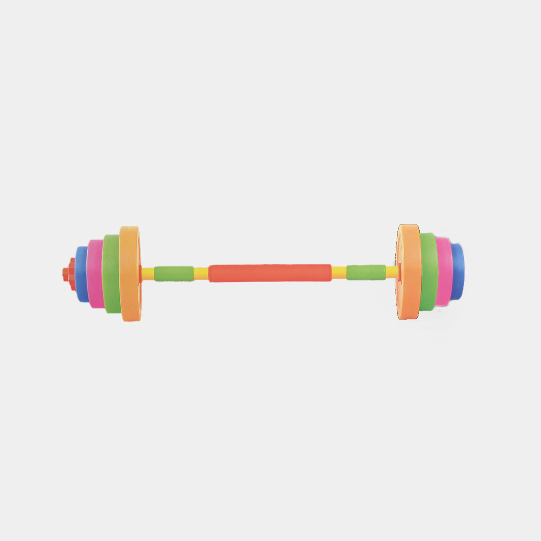 2-in-1 Adjustable Children's Sports Barbell & Dumbbell Set