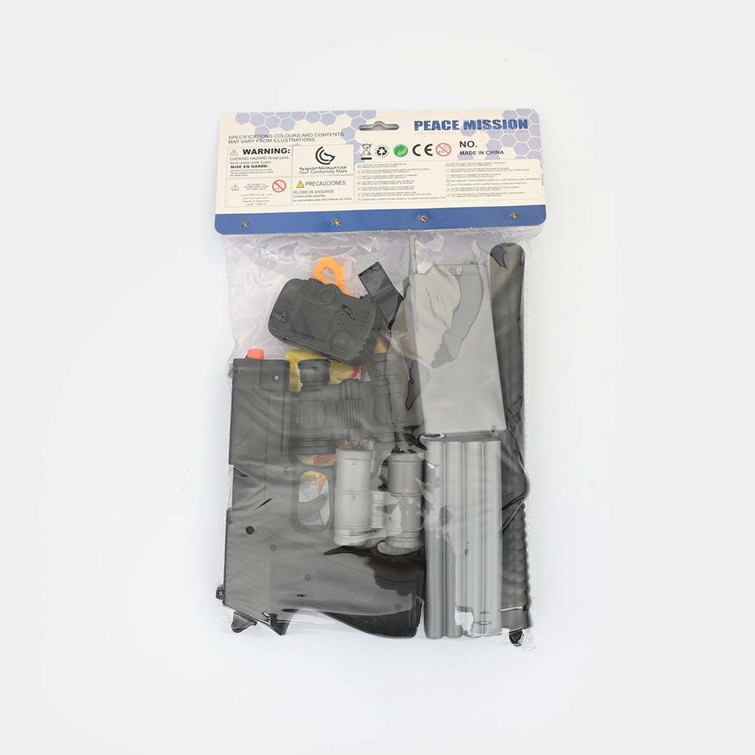 Manual Soft Dart Toy Tactical Play Kit