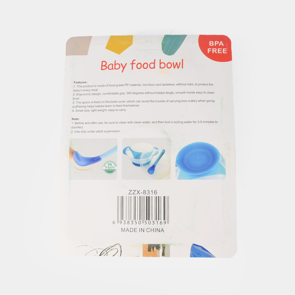 Baby Feeding Bowl Set  with Suction Base