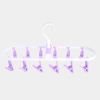 Cloth Hanger 12PCs | Purple