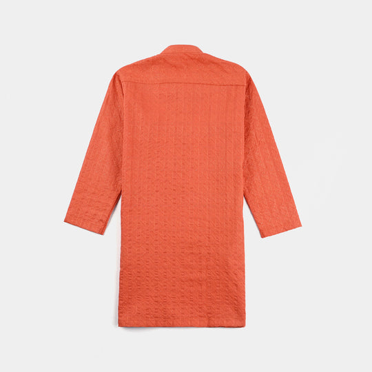 Boys Cotton Basic Kurta (Chicken Kari)