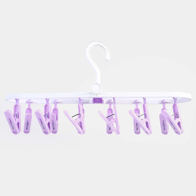 Cloth Hanger 12PCs | Purple