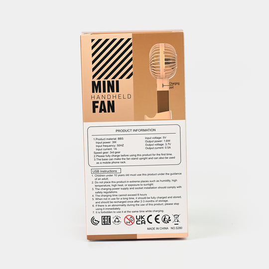 Rechargeable Mini Handheld Fan