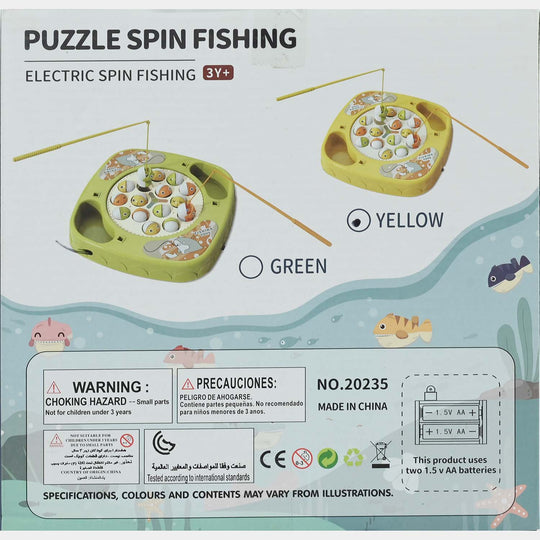 Electric Fishing Board Game for Kids
