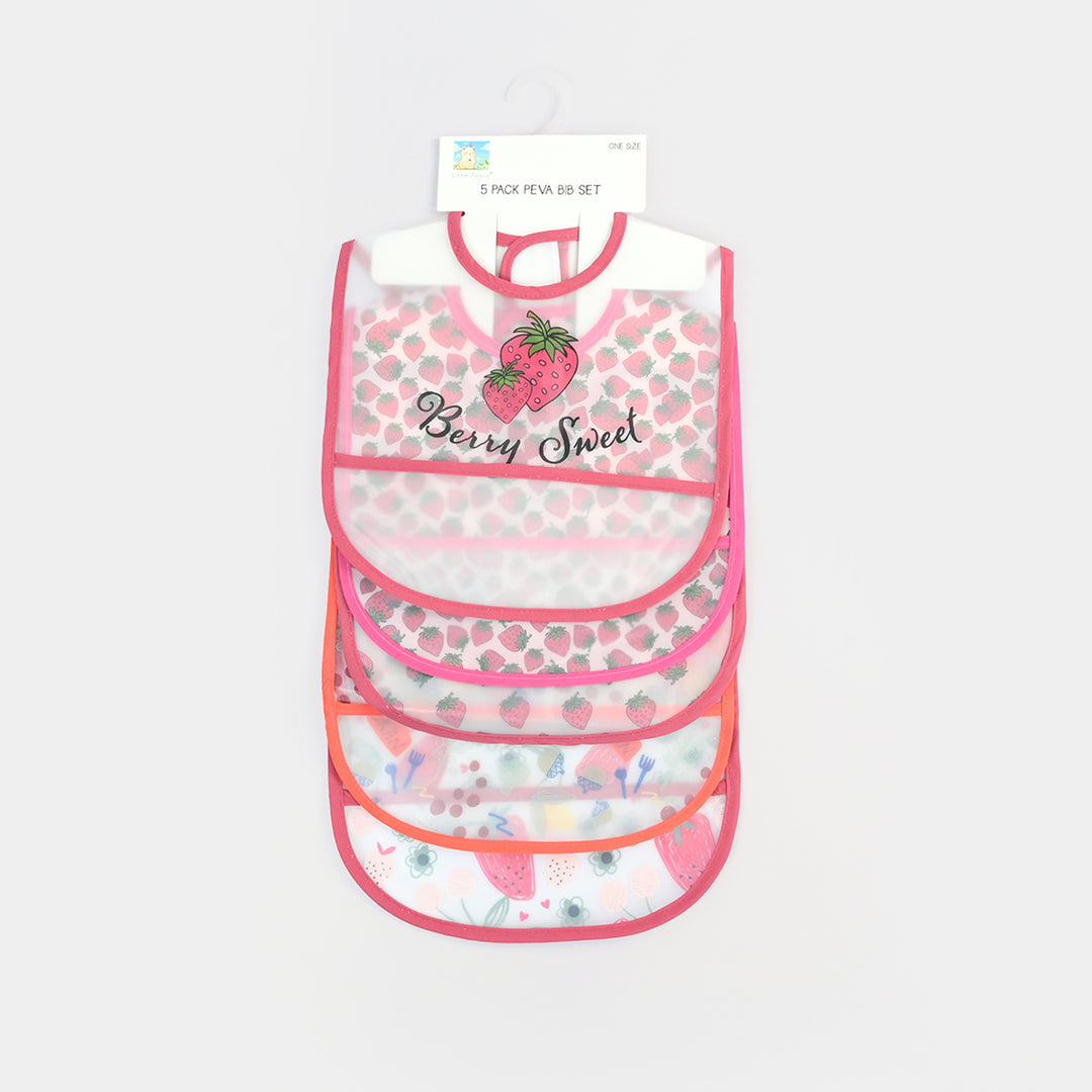 Infant Baby Bib/Apron Pack Of 5 | 3M+