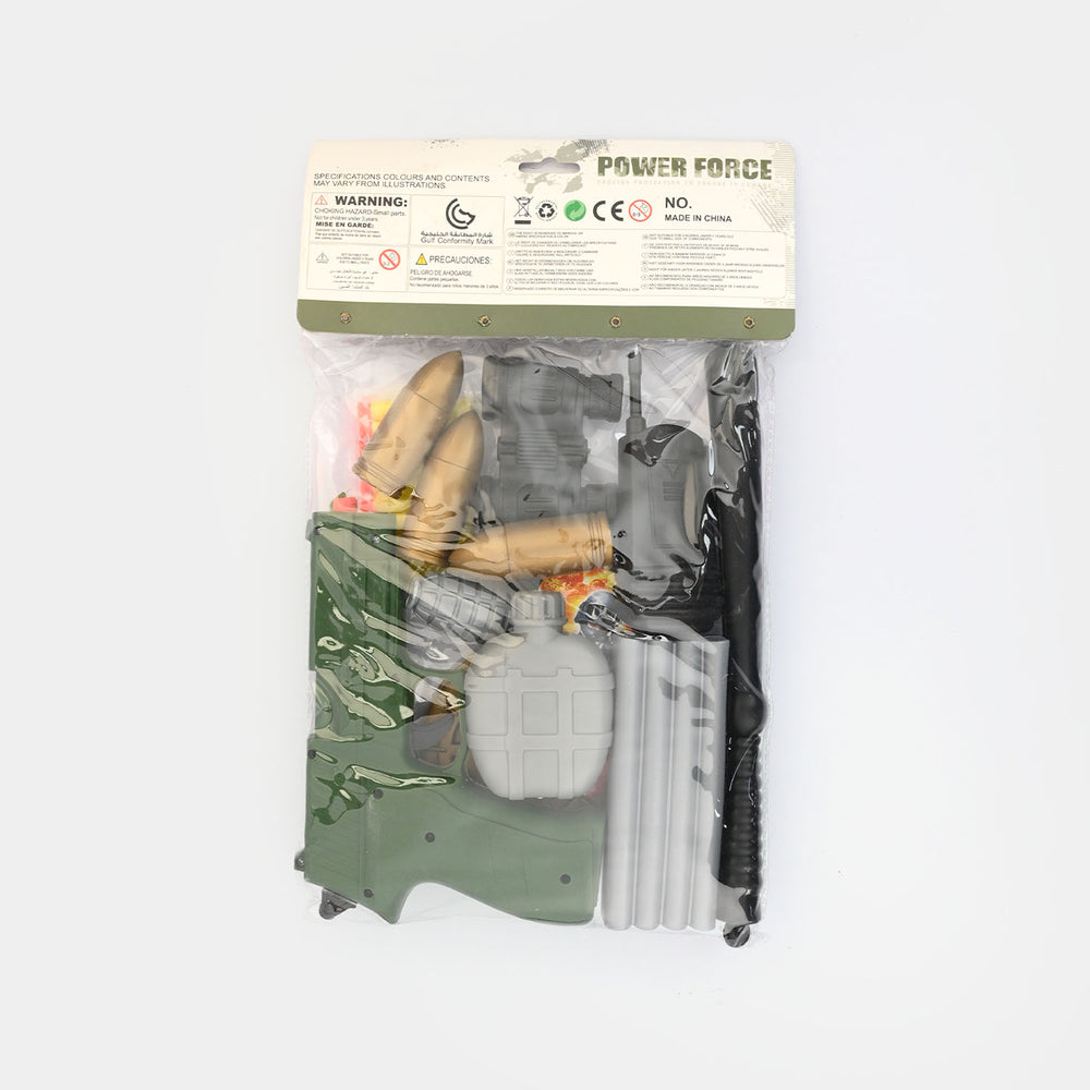 Manual Soft Dart Toy Tactical Play Kit