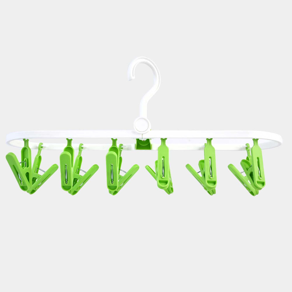 Cloth Hanger 12PCs | Green