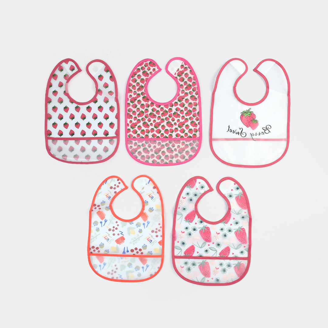 Infant Baby Bib/Apron Pack Of 5 | 3M+