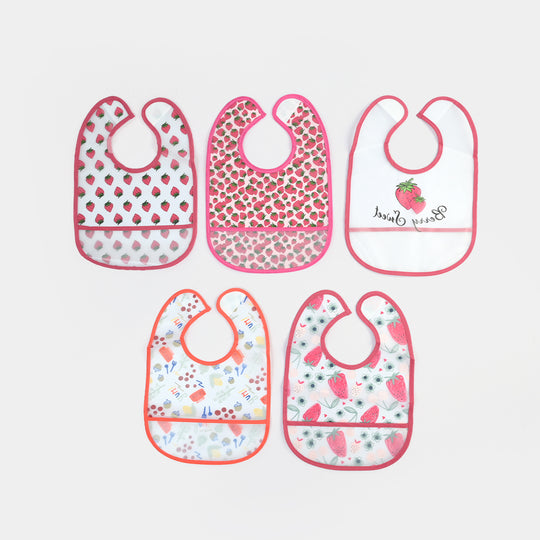 Infant Baby Bib/Apron Pack Of 5 | 3M+