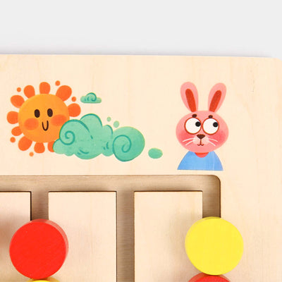 Mobile 4 Color Wooden Game For Kids
