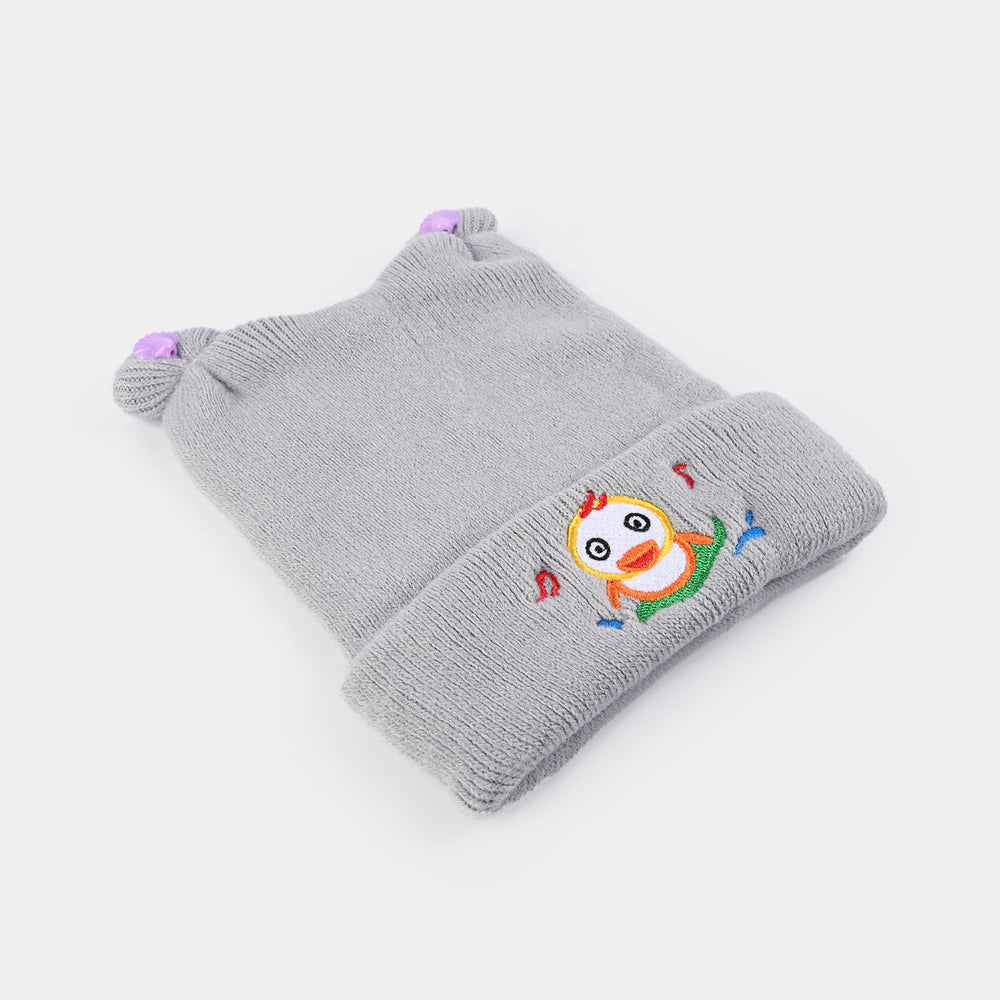 Baby Winter Cap/Hat  Duck Embroidered | 6M+