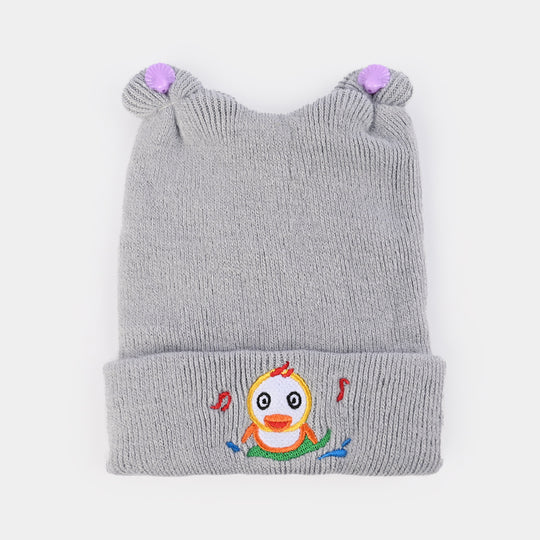 Baby Winter Cap/Hat  Duck Embroidered | 6M+