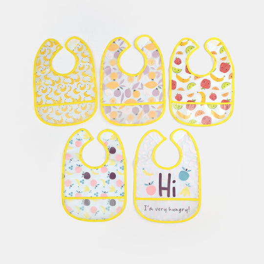 Infant Baby Bib/Apron Pack Of 5 | 3M+