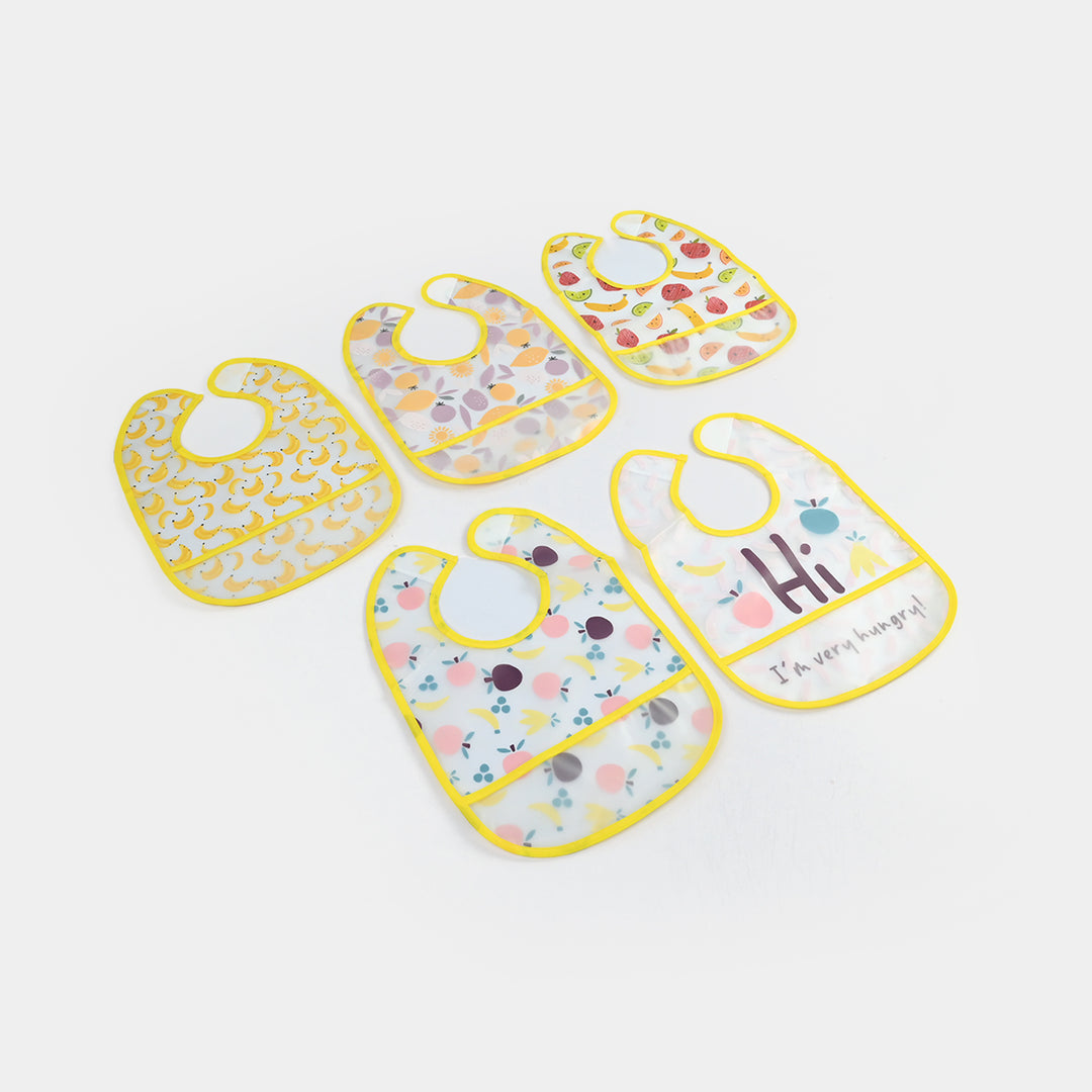 Infant Baby Bib/Apron Pack Of 5 | 3M+