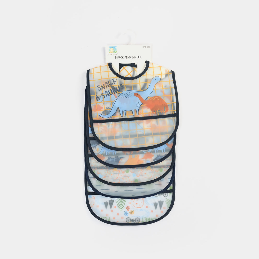 Infant Baby Bib/Apron Pack Of 5 | 3M+