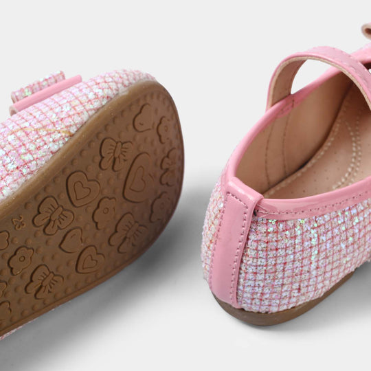 Girls Pumps 11-163-Pink