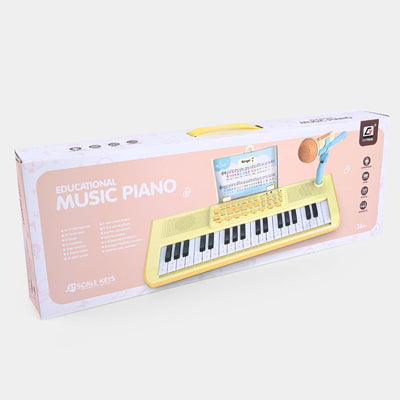 37 Keys Music Piano With Microphone Musical Learning Educational Toy