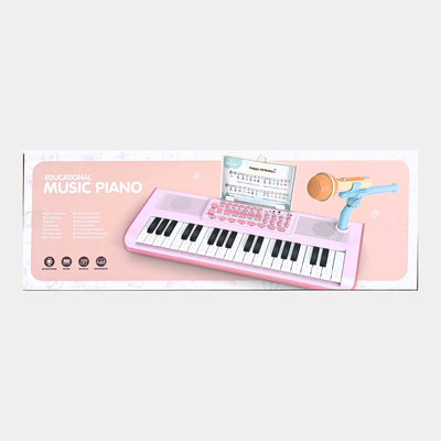 37 Keys Music Piano With Microphone Musical Learning Educational Toy