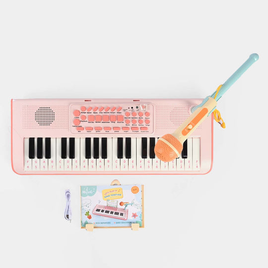 37 Keys Music Piano With Microphone Musical Learning Educational Toy