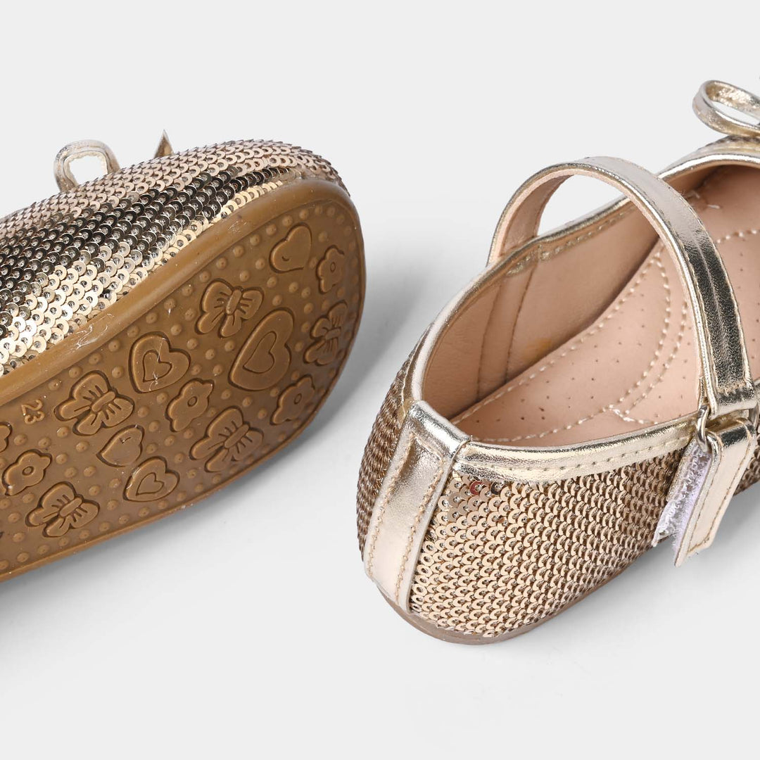 Girls Pumps 11-158-GOLDEN
