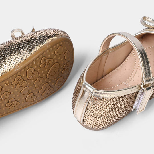 Girls Pumps 11-158-GOLDEN