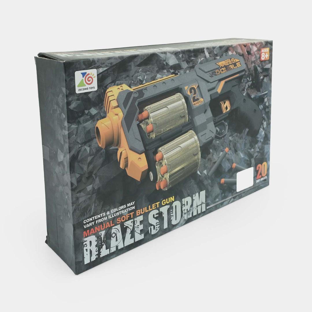 Blaze Storm Manual Soft Dart Blaster