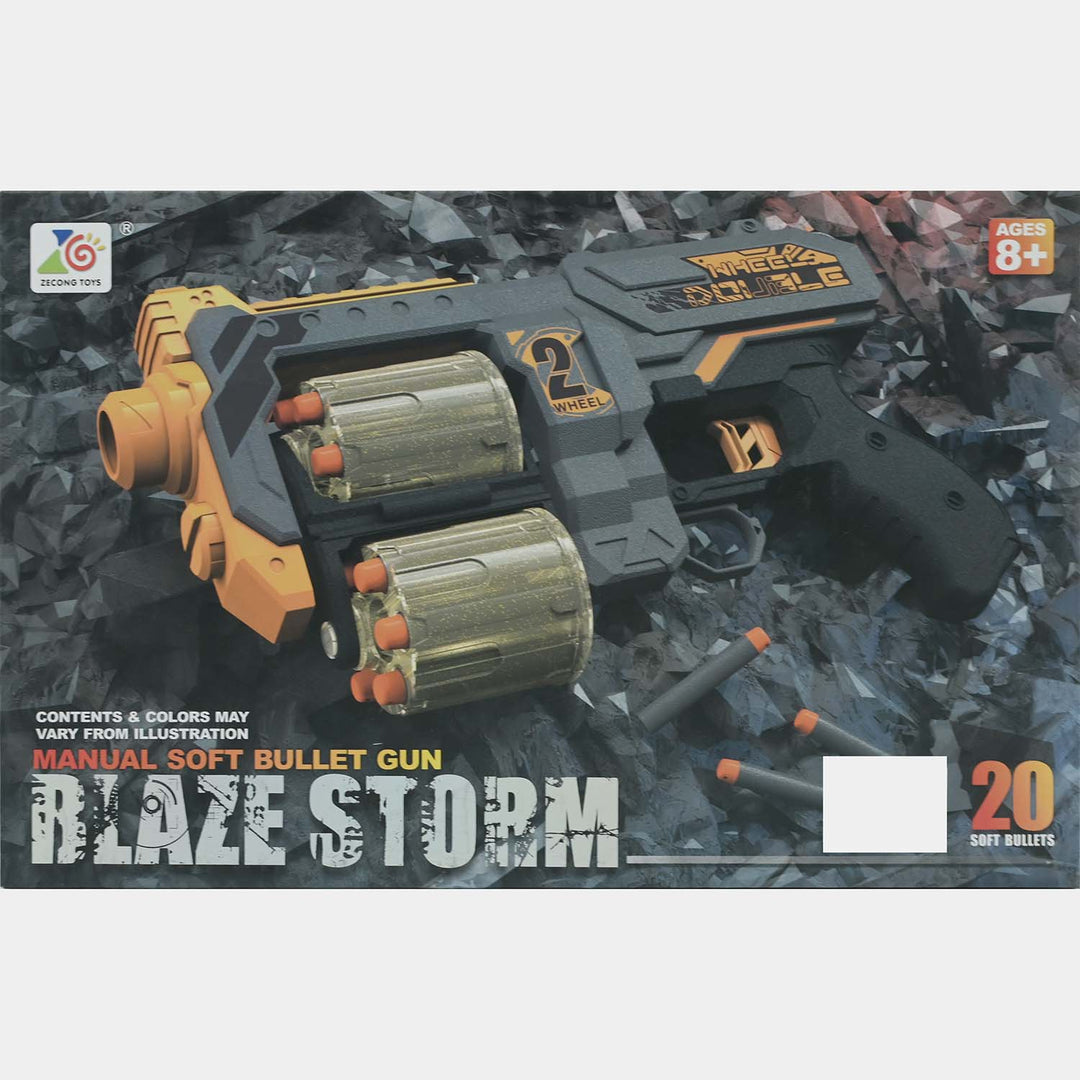 Blaze Storm Manual Soft Dart Blaster