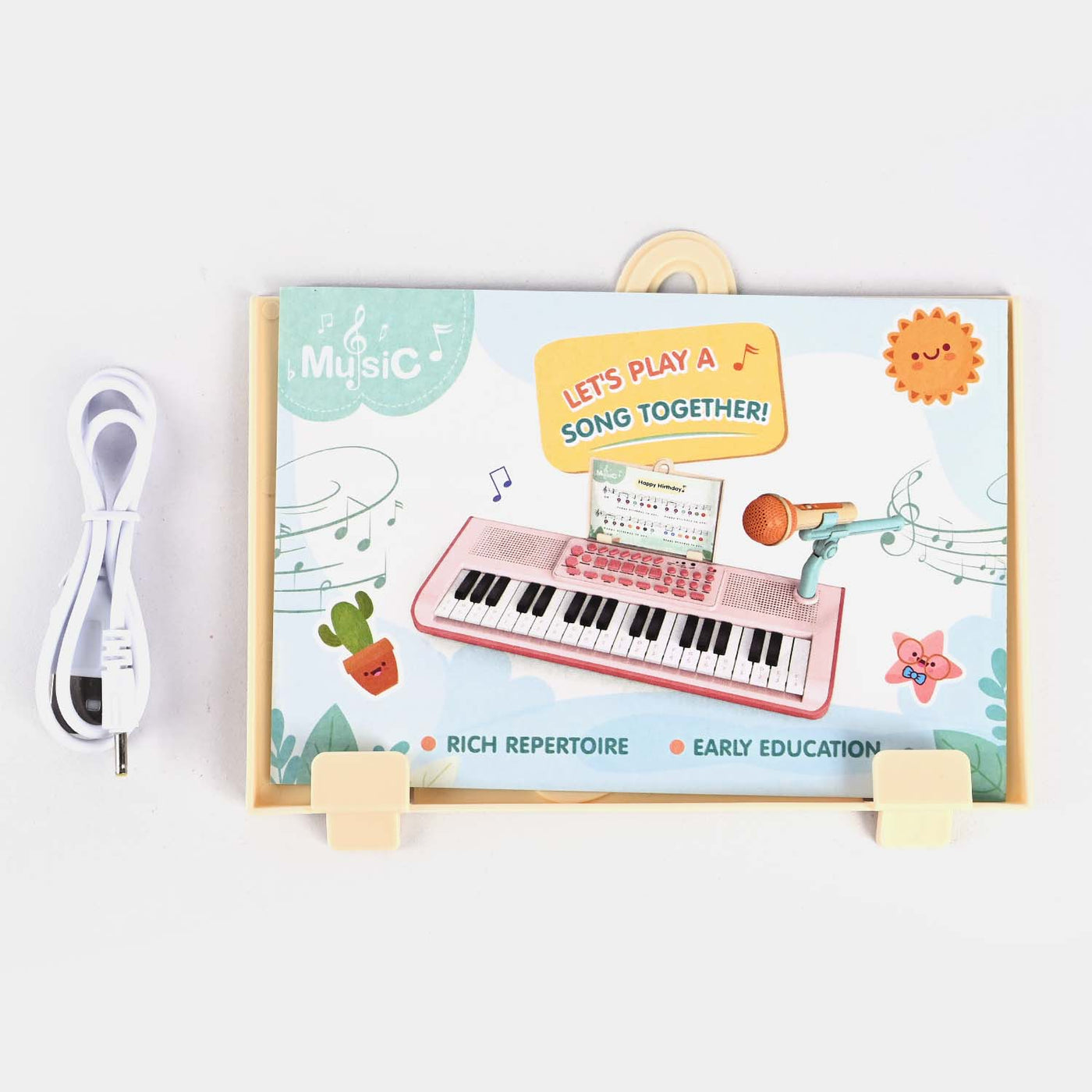 37 Keys Music Piano With Microphone Musical Learning Educational Toy