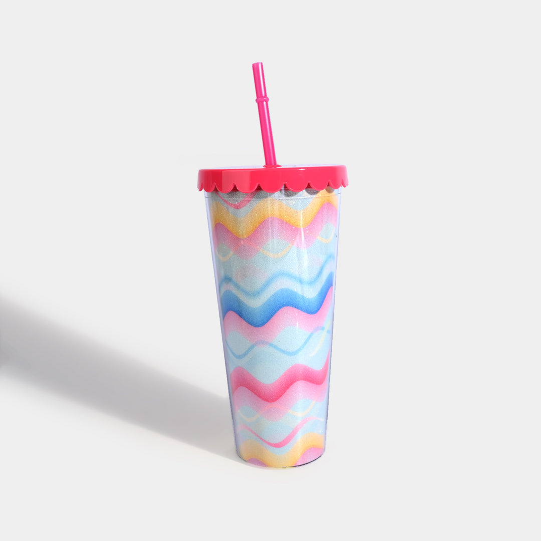 Fancy Acrylic Straw Mug/Cup For Kids