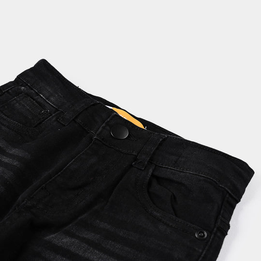 Boys Denim Stretch Pant Black Grind-BLACK