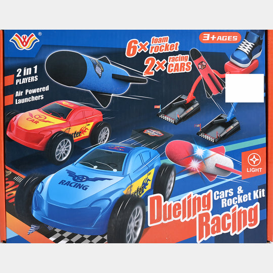 2 in 1 Rocket & Racing Car Launch Toys