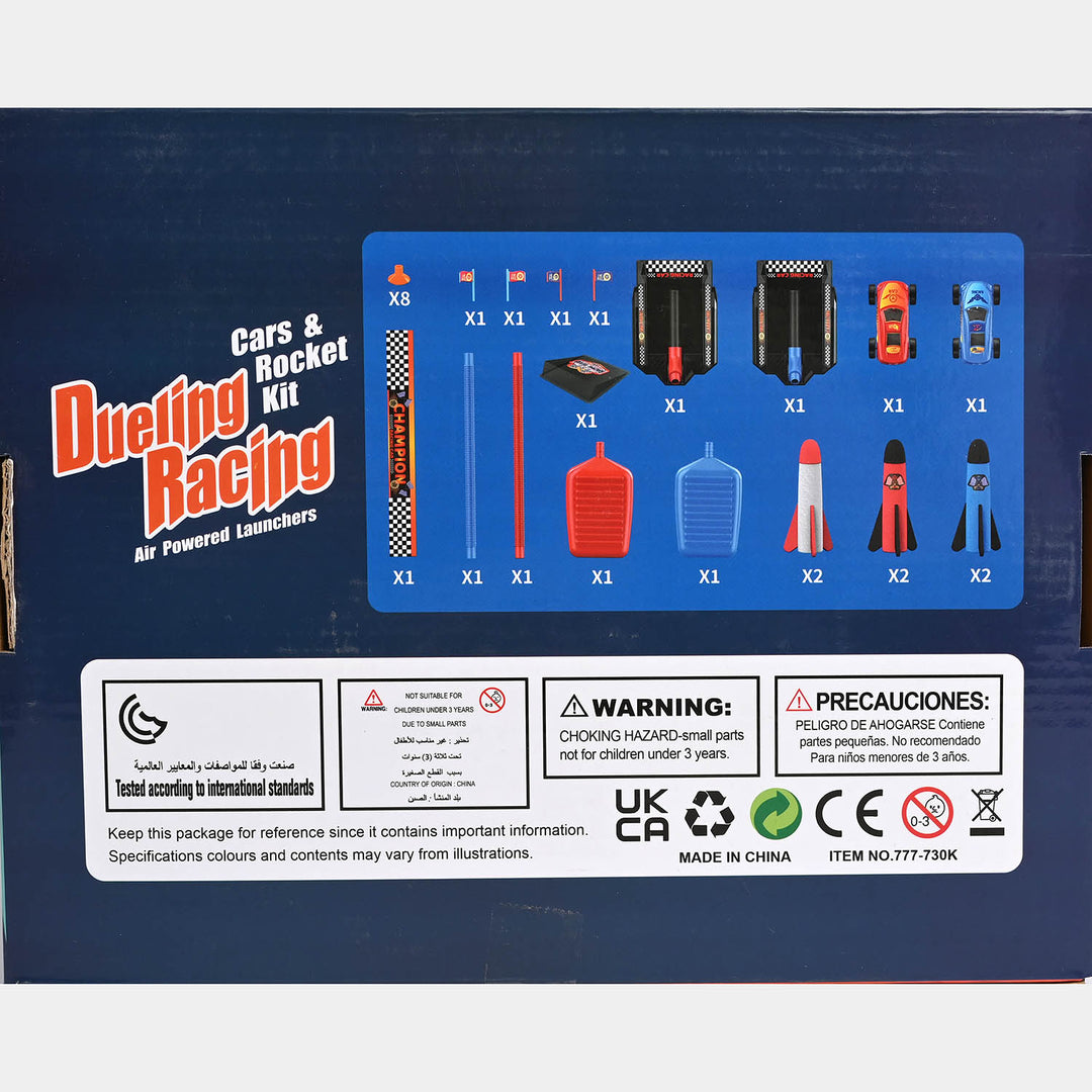 2 in 1 Rocket & Racing Car Launch Toys