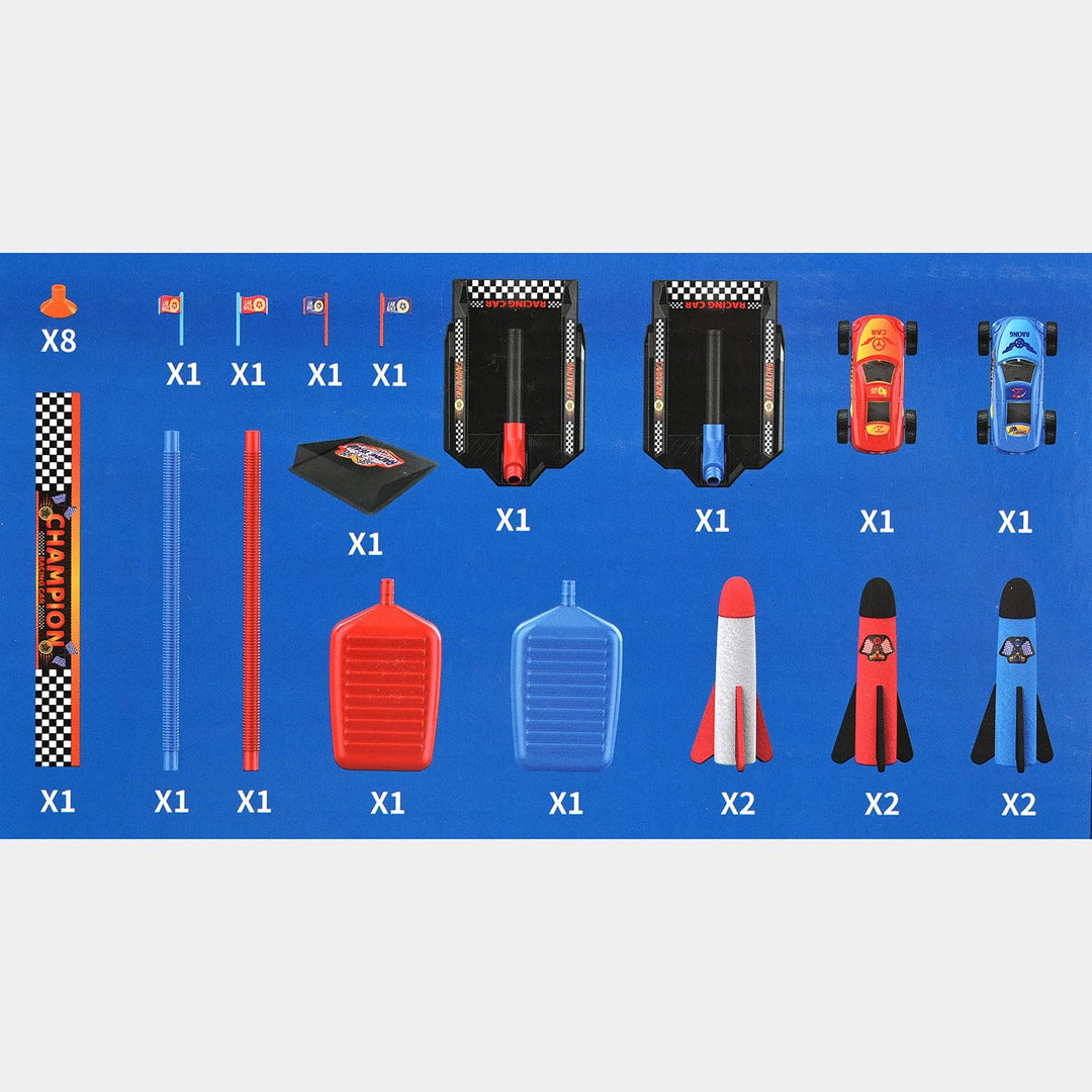 2 in 1 Rocket & Racing Car Launch Toys