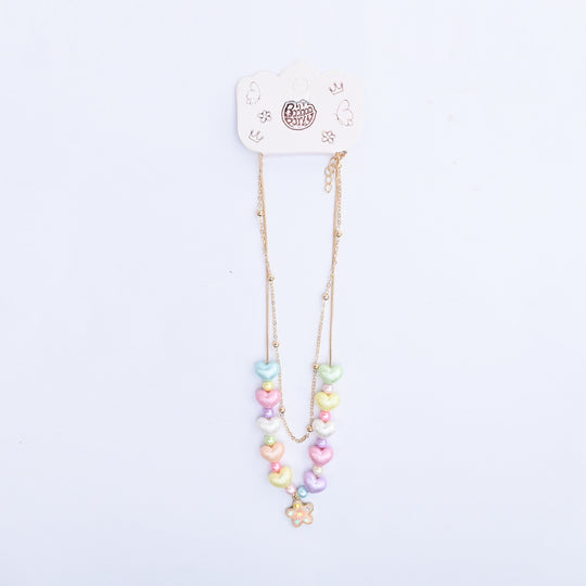 2-in-1 Chain Beads Star Pendant Necklace