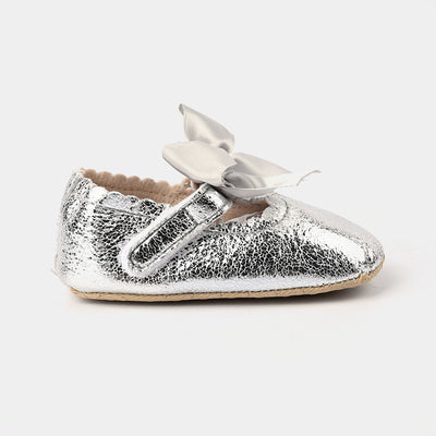 Baby Girl Shoes F53-SILVER