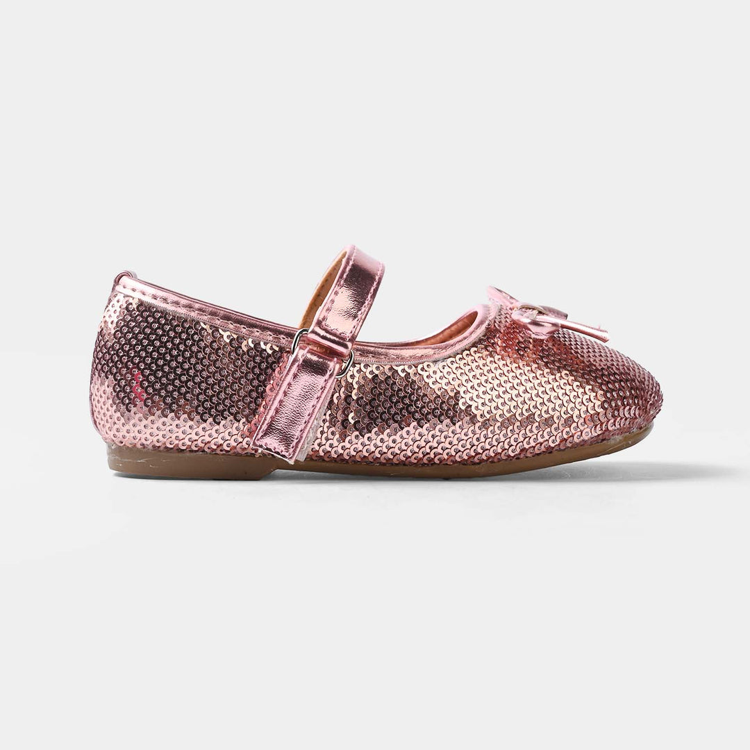 Girls Pumps 11-158-CHAMPAGNE