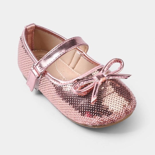 Girls Pumps 11-158-CHAMPAGNE