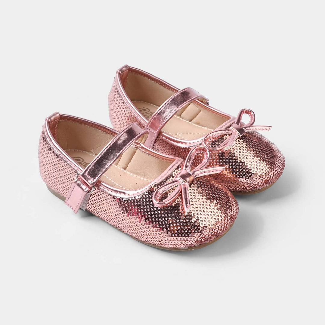 Girls Pumps 11-158-CHAMPAGNE