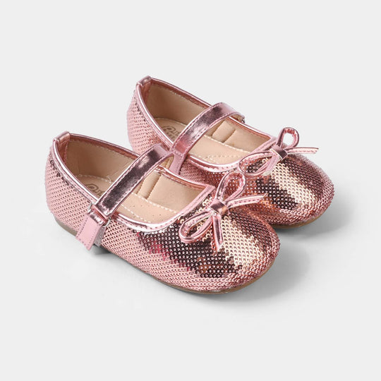 Girls Pumps 11-158-CHAMPAGNE