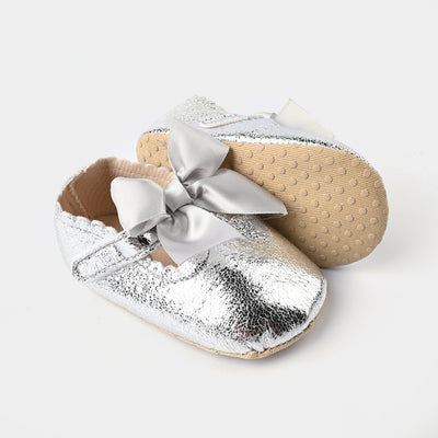 Baby Girl Shoes F53-SILVER